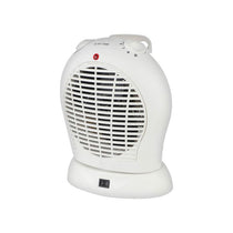 Igenix Oscillating Fan Heater 2000W 2 Heat Settings Tip-Over Safety Protection Overheat Protection White