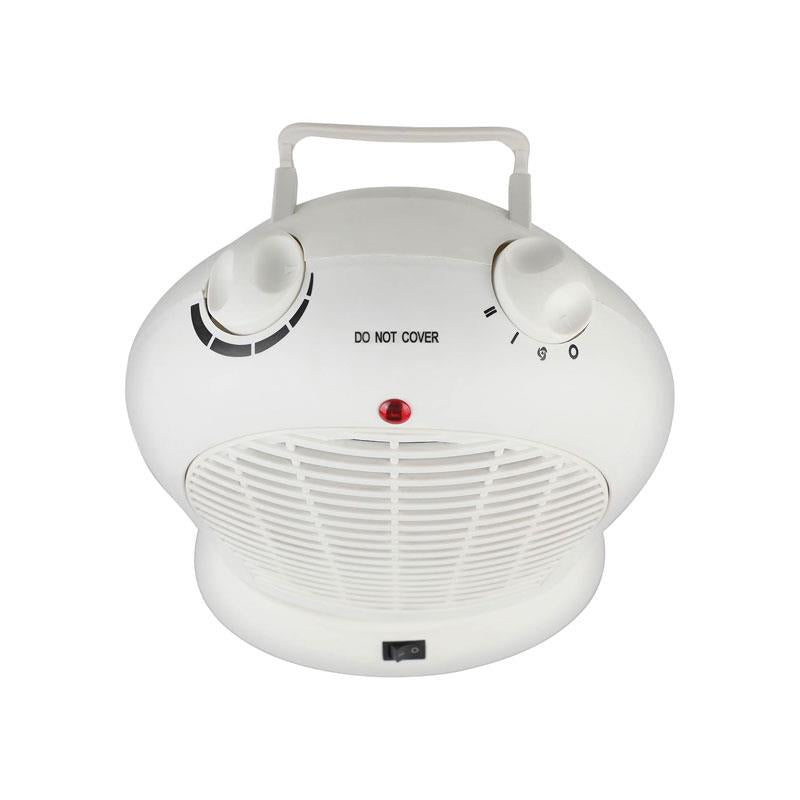 Igenix Oscillating Fan Heater 2000W 2 Heat Settings Tip-Over Safety Protection Overheat Protection White