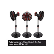 Einhell GE-CF 18/320 P Li-Solo Power X-Change Cordless Pedestal Fan 4 Speed Settings Without Battery Or Charger Red/Black