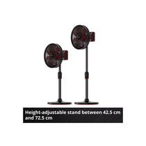 Einhell GE-CF 18/320 P Li-Solo Power X-Change Cordless Pedestal Fan 4 Speed Settings Without Battery Or Charger Red/Black