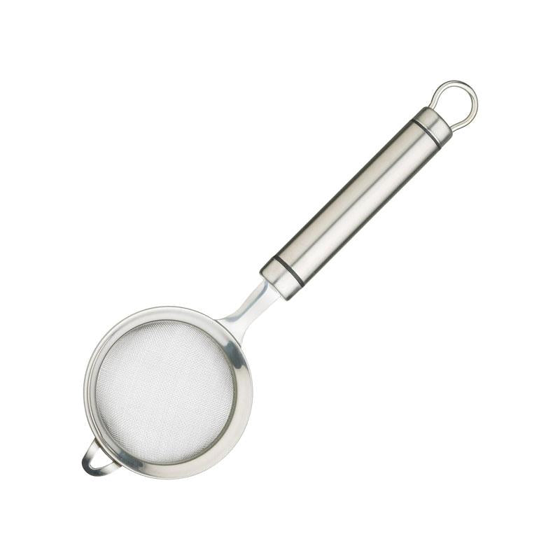 KitchenCraft Oval Handled Professional Stainless Steel Sieve 7cm Silver Main image