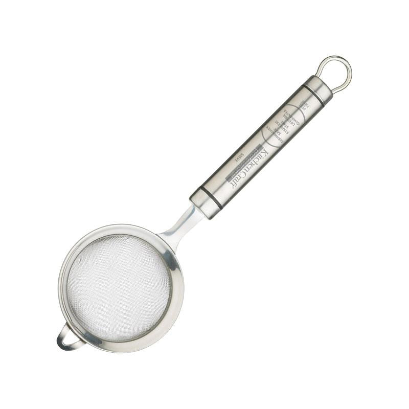 KitchenCraft Oval Handled Professional Stainless Steel Sieve 7cm Silver