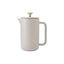 La Cafetiere Arezzo 8 Cup Cafetiere French Press Coffee Maker Large 1 Litre Latte Cream