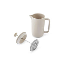 La Cafetiere Arezzo 8 Cup Cafetiere French Press Coffee Maker Large 1 Litre Latte Cream