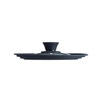 MasterClass Smart Space 3-In-1 Saucepan Lid Glass And Heat-Resistant Silicone 16cm/18cm/20cm Black