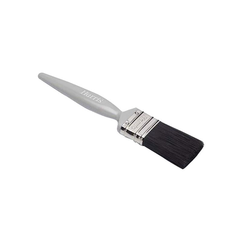 Harris Essentials Gloss Paint Brush 1 Inch/25mm Black/Silver/Grey Main image