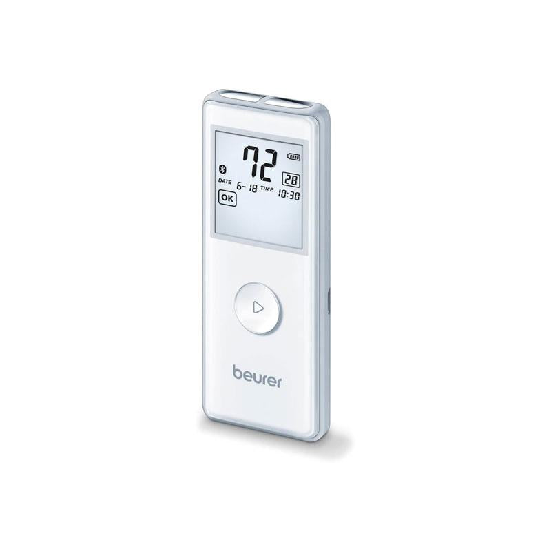 Beurer ME90 Mobile ECG Device Track Of Your Heart Rhythm Any Time White