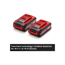 Einhell Power X-Change Plus 18V 4.0Ah Lithium-Ion Battery Twinpack