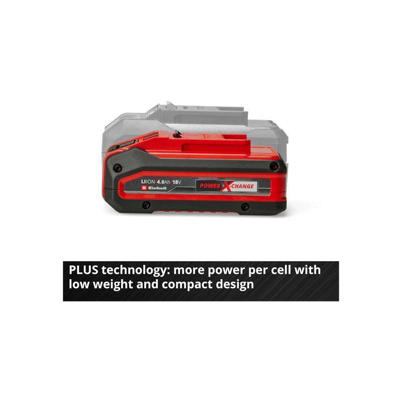 Einhell Power X-Change Plus 18V 4.0Ah Lithium-Ion Battery Twinpack