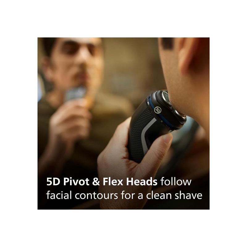 Philips Shaver 3000 Series Wet & Dry Electric Cordless Shaver Pop-up Beard Trimmer SkinProtect Technology Travel Pouch Space Grey
