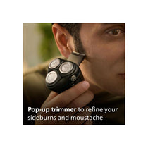 Philips Shaver 3000 Series Wet & Dry Electric Cordless Shaver Pop-up Beard Trimmer SkinProtect Technology Travel Pouch Space Grey
