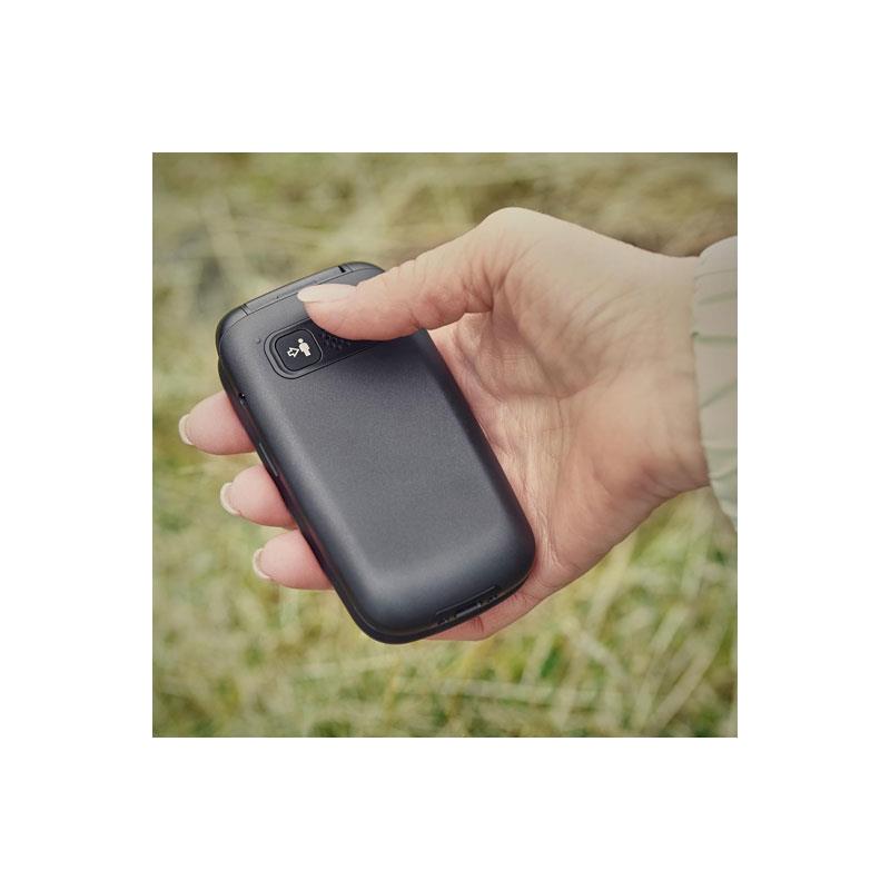 Panasonic 4G Clamshell Mobile Phone With Camera And Bluetooth Black