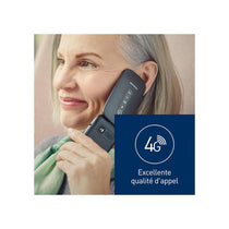 Panasonic 4G Clamshell Mobile Phone With Camera And Bluetooth Black