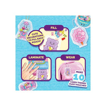 John Adams Puffy Pouches Candy Store Set Squishy Maker Make Your Own Squishy Fun Accessories & Bag Charms Birthday & Christmas Gift Multicolour