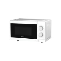 Igenix Manual Solo Microwave 5 Power Levels Defrost Setting 35 Minute Timer Push Button Door 800W 20 Litres White