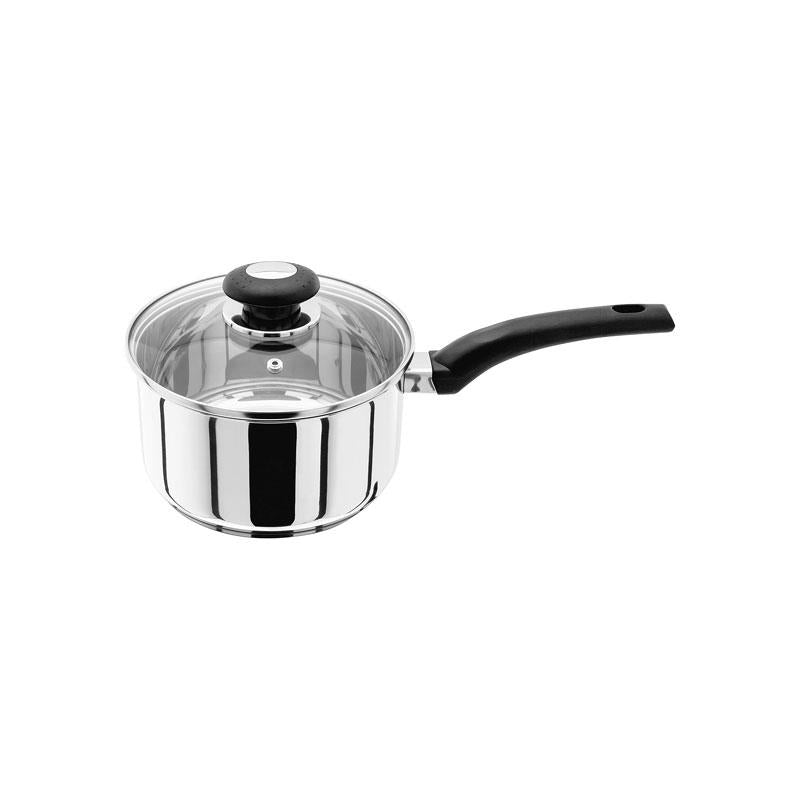 Judge Essentials Saucepan 18cm With Pan Lid Stainless Steel Silver Main image