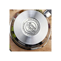Judge Vista Draining Saucepan 18cm/2.1 Litres With Shatterproof Glass Strain And Pouring Lip Large Stainless Steel Silver