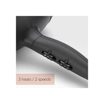 BaByliss Power Light Hair Dryer 2000W With Diffuser 3 Heat 2 Speed Settings High-Speed Airflow Black