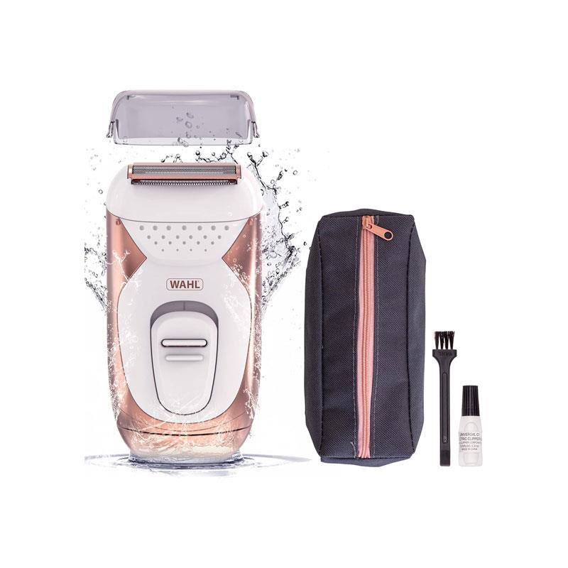 Wahl Ladies Shaver Wet And Dry Hair Remover For Legs Underarms Bikini Trimmer Fully Washable Pink/White Main image