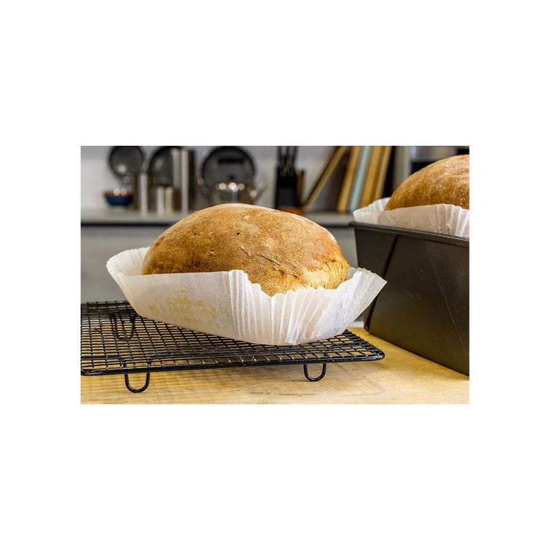 KitchenCraft Loaf Tin Liners Non Stick Cake And Bread Tin Paper Pack of 40 White Secondary image