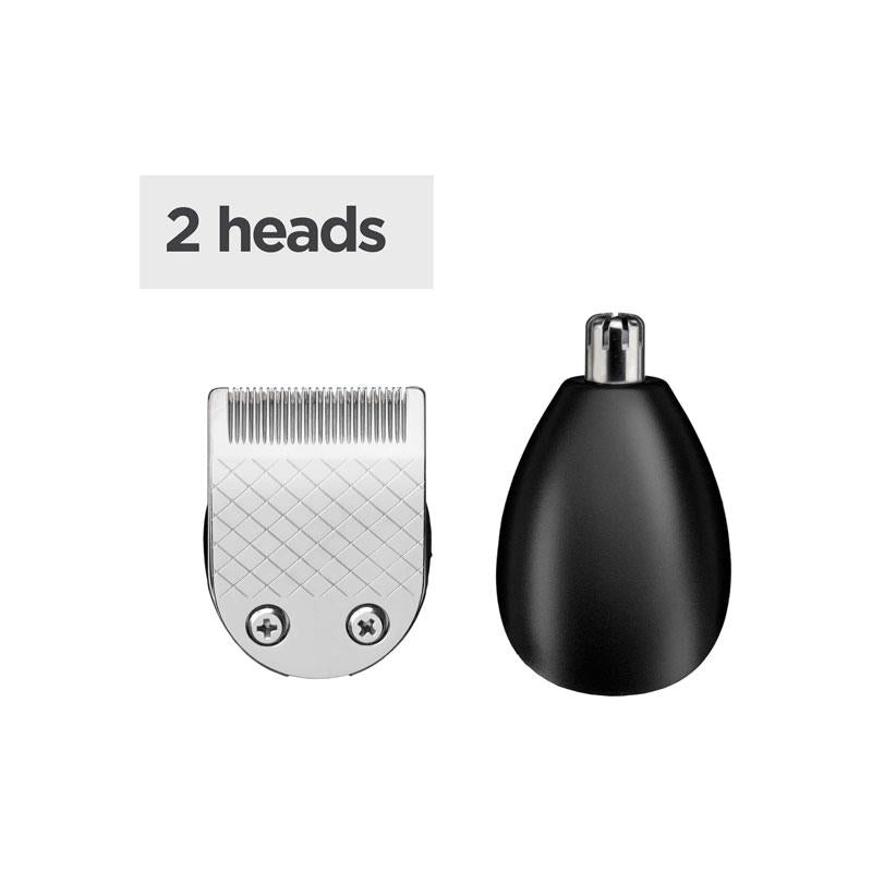 BaByliss Lithium Power Beard Trimmer Cordless Grooming Kit Nose And Ear Trimmer 14 Cutting Lengths 0.5–10mm Stainless Steel Blades Black