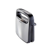 Judge Non-Stick Sandwich Maker 2 Toasties Satin Stainless Steel Seal And Cut Plates Cool Touch Handle 750W Silver