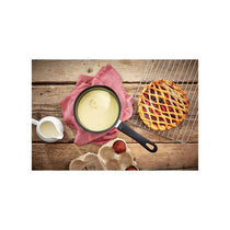 Judge Vista Draining Milk Pan 14cm/1 Litres Non-Stick Polished Stainless Steel Silver