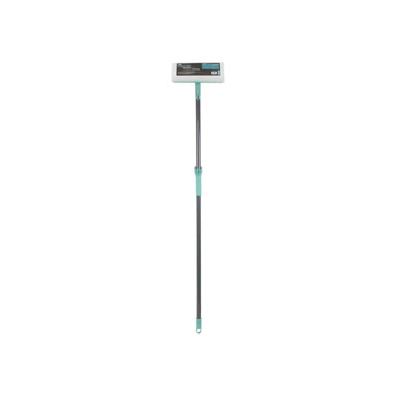 JVL Flat Sponge Squeegee Floor Mop Super-Absorbent Turquoise/Grey