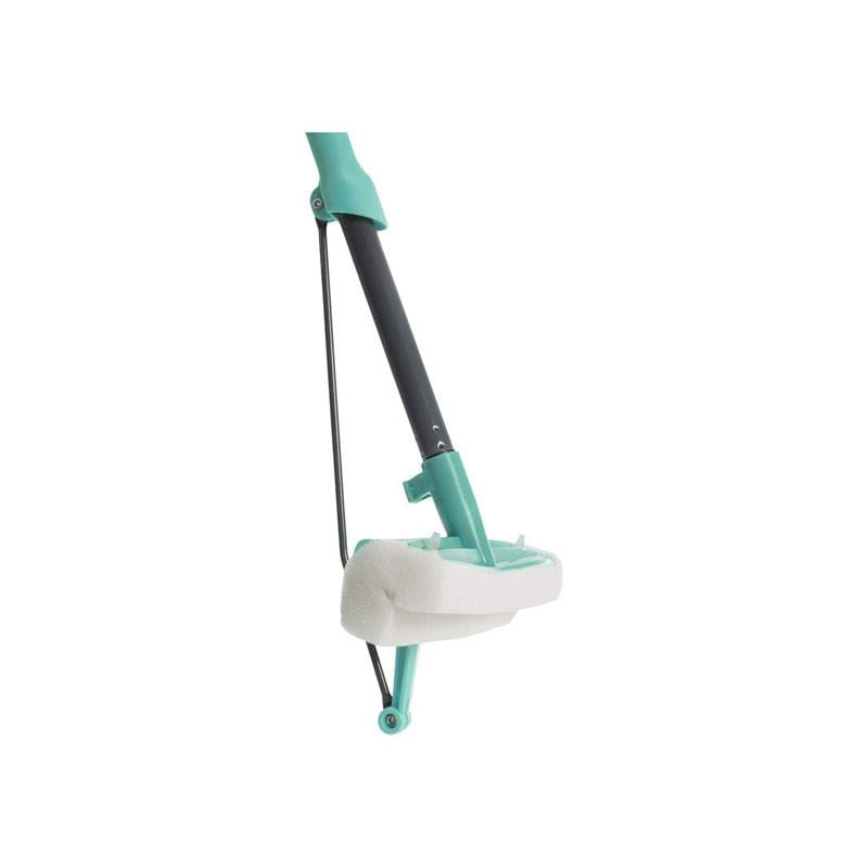 JVL Flat Sponge Squeegee Floor Mop Super-Absorbent Turquoise/Grey