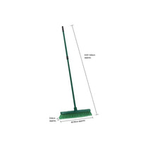 JVL Thegardener Soft Bristle Broom With Telescopic Handle Green
