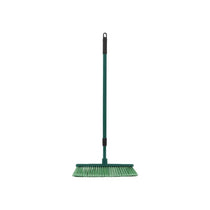 JVL Thegardener Soft Bristle Broom With Telescopic Handle Green