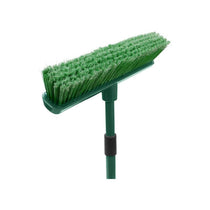 JVL Thegardener Soft Bristle Broom With Telescopic Handle Green