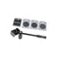 Hilka Tools Appliance Rollers Set of 5 Pieces Alloy Steel Black/Silver