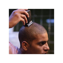 BaByliss The Crewcut DIY Self Cut Hair Clipper Self-Clipping Cordless Haircutting Tool Twin Blade System 4 Comb Guides 1–4 Grades Washable Black