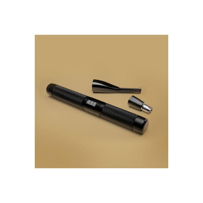 Wahl Manscaper Tactical Detail Trimmer Kit Nose Ear And Eyebrow Grooming Pen Trimmer Men's Facial Hair Removal Black