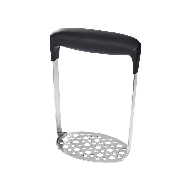 Judge Kitchen Potato Masher 18cm Stainless Steel Softgrip Horizontal Handle Silver Main image