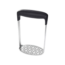 Judge Kitchen Potato Masher 18cm Stainless Steel Softgrip Horizontal Handle Silver