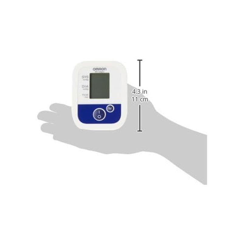 Omron M1 Compact Electronic Semi Automatic Arm Blood Pressure Monitor White