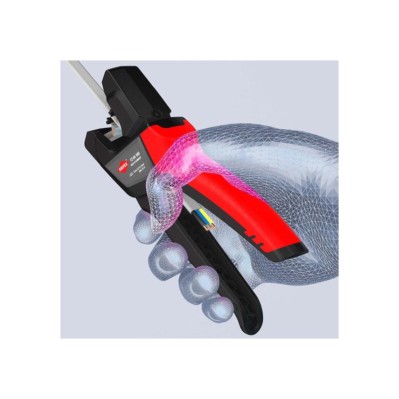 Knipex Automatic Flat Cable Stripping Pliers 180mm Multicolour