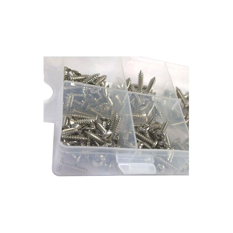 Blue Spot Tools Assorted Stainless Steel Tapping Screw Set 140 Piece