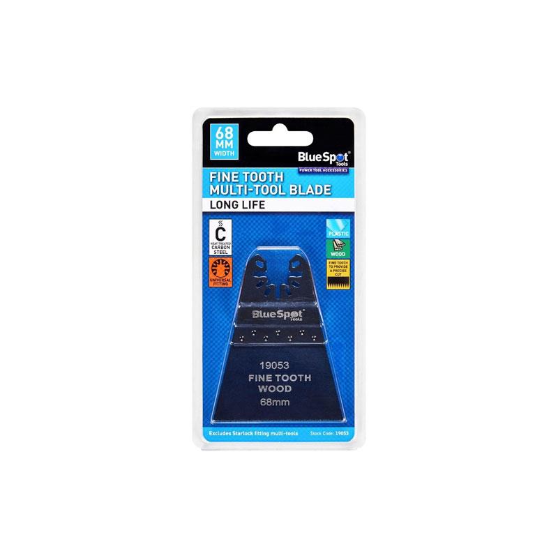 Blue Spot Tools Fine Tooth Multi-Tool Blade 68mm Blue