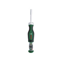 Bosch Hand Tools Bit Ratchet Screwdriver With 12 Bits 50 Nm Magnetic Tip Soft Grip Green