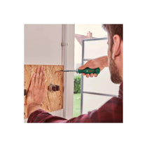 Bosch Hand Tools Bit Ratchet Screwdriver With 12 Bits 50 Nm Magnetic Tip Soft Grip Green