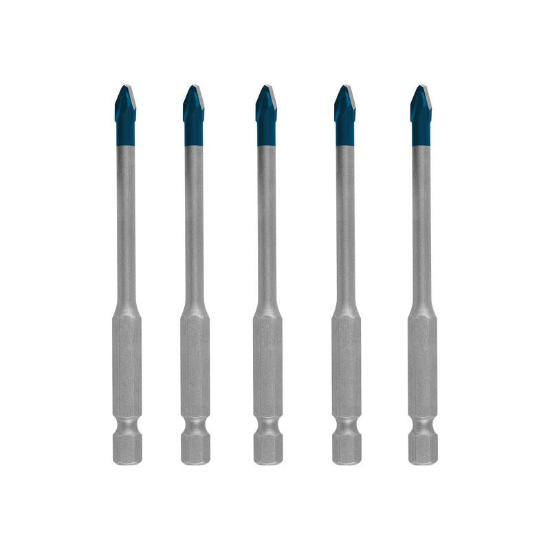 Bosch Professional Expert HEX-9 Hard Ceramic Drill Bit Set Roof Tile 5mm Accessories Rotary Impact Drill 5 Piece