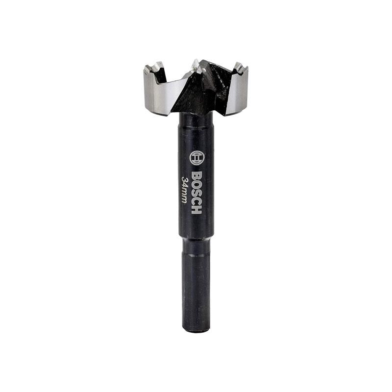 Bosch Professional Forstner Drill Bit 34mm For Hinge Boring Wood Carbide Silver Main image