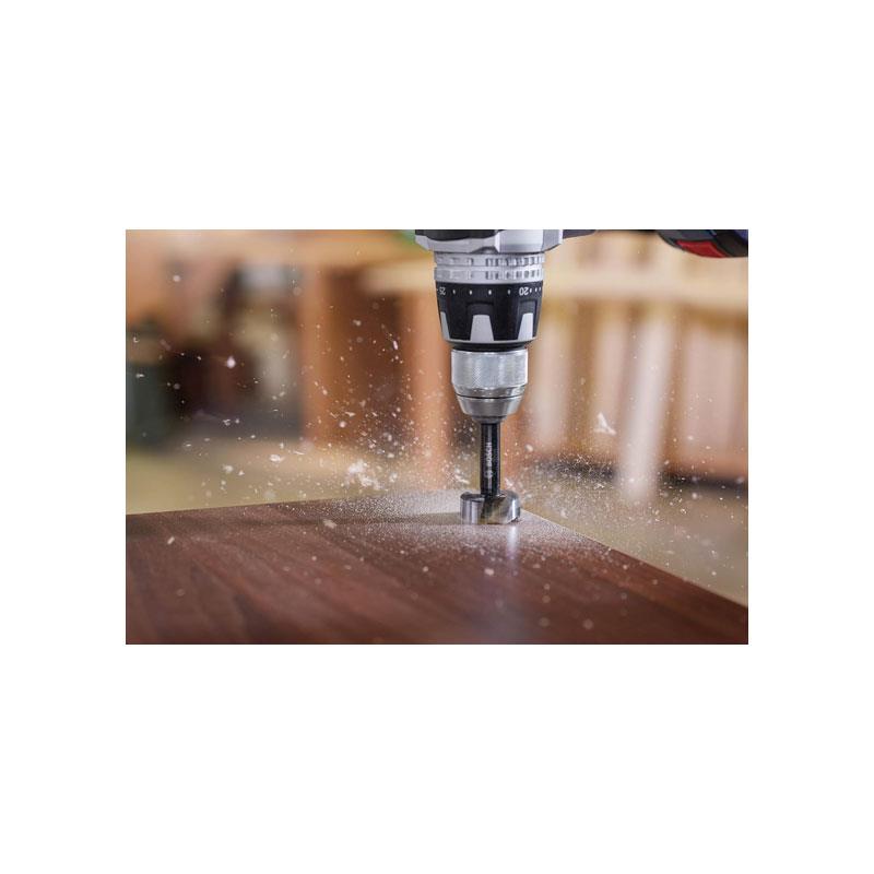 Bosch Professional Forstner Drill Bit 34mm For Hinge Boring Wood Carbide Silver