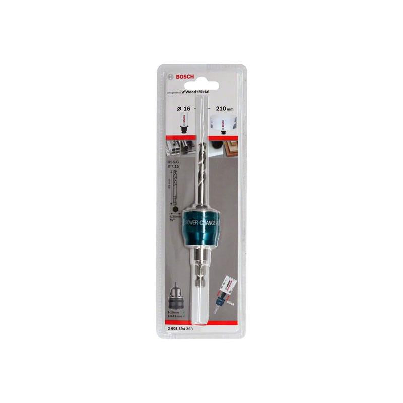 Bosch Professional Power Change Plus Arbour Socket 3/8 Inch 8.7mm Hex Shank HSS-G Drill Bit Accessory Hole Saw Black Secondary image