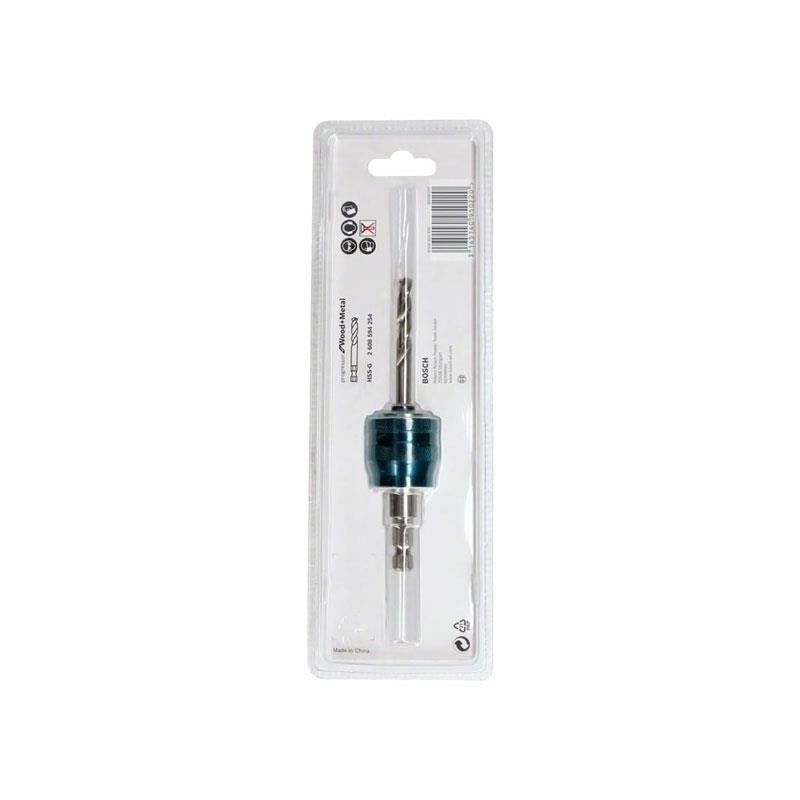 Bosch Professional Power Change Plus Arbour Socket 3/8 Inch 8.7mm Hex Shank HSS-G Drill Bit Accessory Hole Saw Black