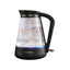 Morphy Richards Glass Electric Jug Kettle Illuminated Blue Light Indicator Rapid Boil 3000W 1.7 Litre Clear