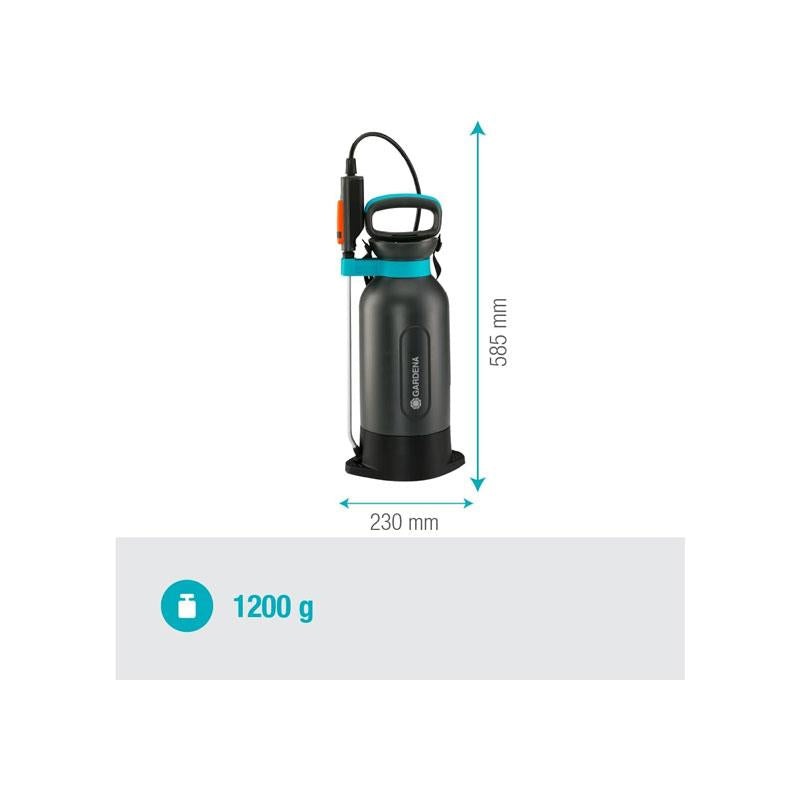 Gardena Comfort Pressure Sprayer 5 Litre Black